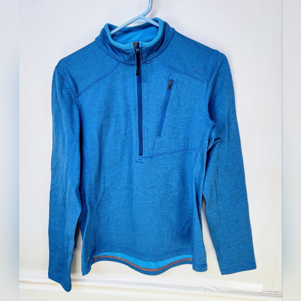 5.11 Tactical Gear Womens Glacier Half Zip 1/2 Zip Medium Blue 62005